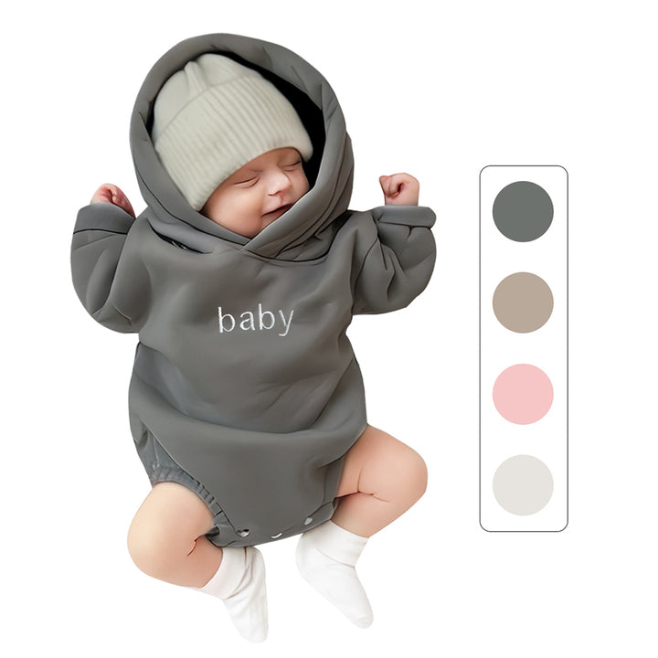 High Quality Infant Blank Sweatshirt Onesie Fleece Pull Over Toddler Boy Girl Fall Winter Casual Outfit Baby Romper