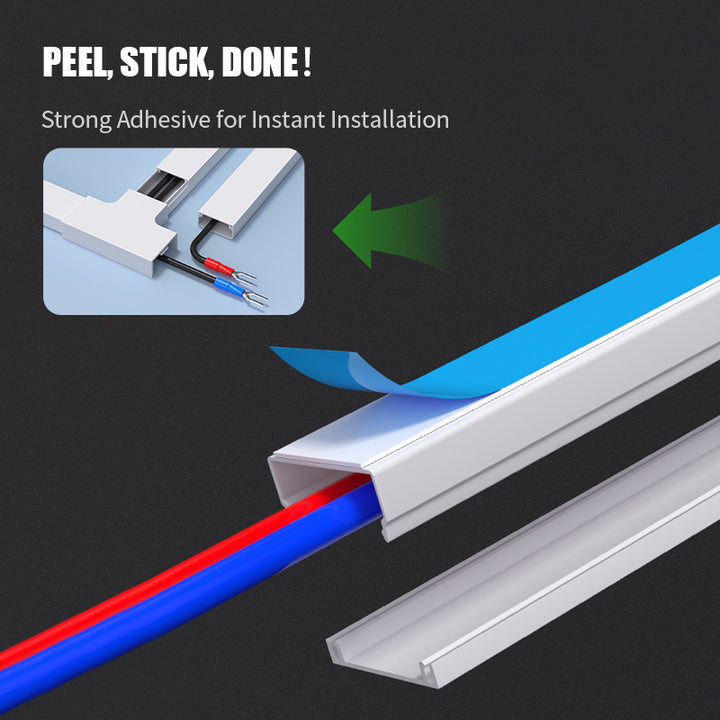 Wholesale PVC Cable Trunking 25x16 Conduit White Electric Wire with Adhesive Protection Wiring Ducts at Competitive Price