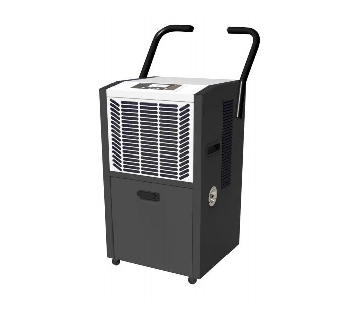 60L/Day Smart Compressor Industrial Commercial Dehumidifier Automatic Shut-Off Metal Construction App-Controlled Touchscreen