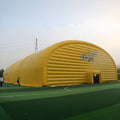 Custom Yellow Windproof Pvc Sports Soccer Court Inflatable Sports Arena Football Pitch air Dome Giant Inflatable Tunnel Building