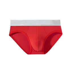 Customized men's briefs elastic polyester milk silk sexy men's briefs low waist large underwear