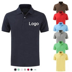 Golf Clothing Embroidered Printed Custom Design Plain White Black Golf Cotton Polyester Dry Fit Blank Men Polo T Shirts