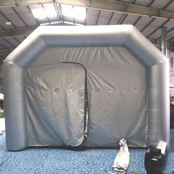 Factory Export Portable Inflatable Car Spray Booth with Electric Heating & Diesel Burner 28x15x11ft