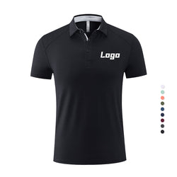 Lidong 92% polyester 8% spandex multi color mens polo shirt blank 4 way stretch polo shirts