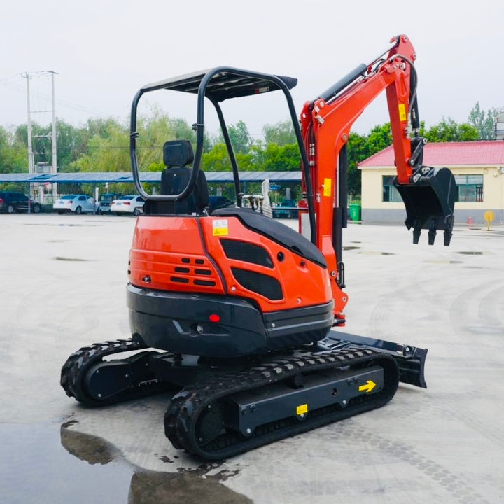 Compact 1.5 Ton Small Excavator Ripper Grapple Attachment Earthmoving Equipment Building Garden