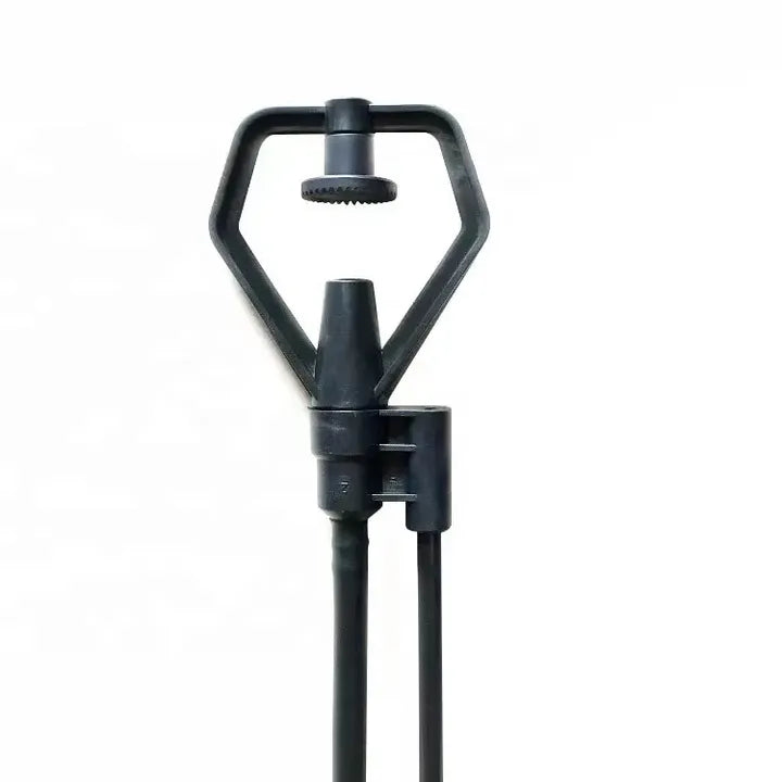 Greensen Plastic Micro Sprinkler System 360 Gear Drive Hanging/Standing 360 Degrees Spray Irrigation Sprinkler Head Greenhouse