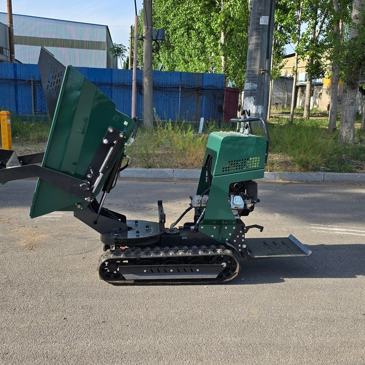 Mini Dumper Crawler Hydraulic Mini Dumper Crawler 500R Rotating Dump Truck Agricultural Transport Vehicle