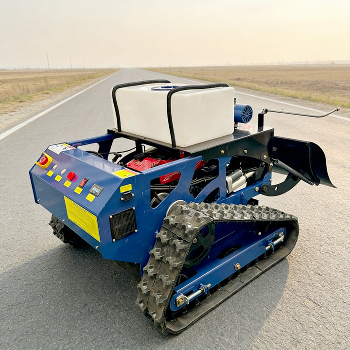 Remote Crawler Agricultural Mower Pesticide Sprayer Ground Clearing Dozer Farm Weeding Machinery
