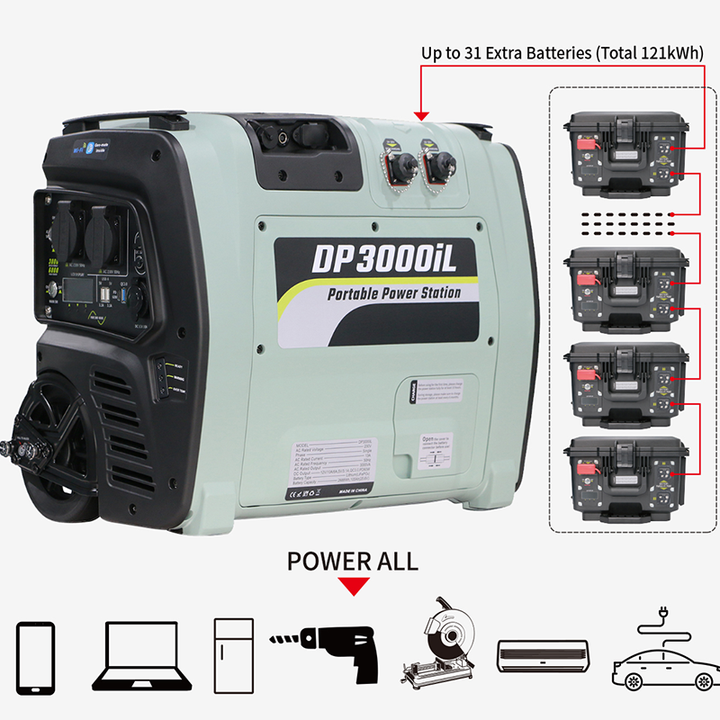 220 Output All in One Solar Power Station Emergency Portable Power Station