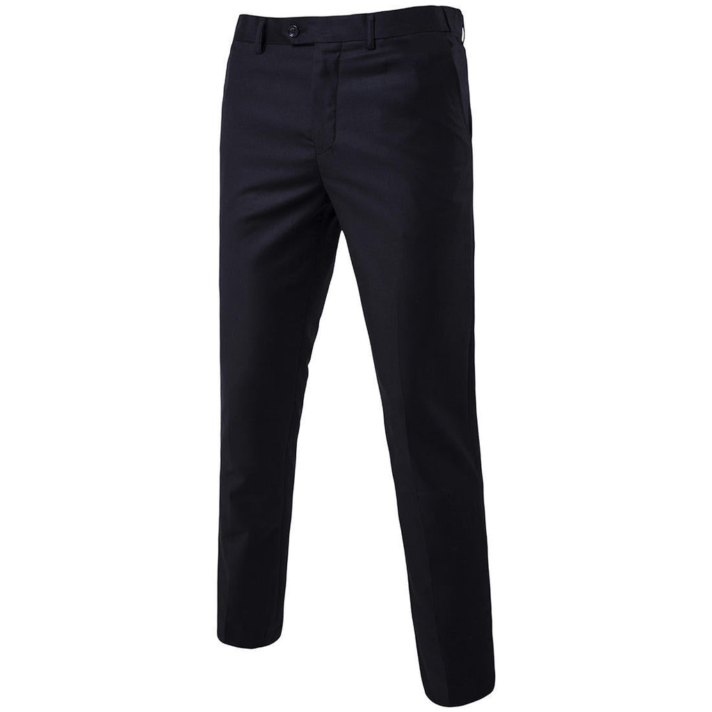 High Quality Men Pants Comfortable Breathable Cotton Casual Thin Business Wedding Suit Trousers For Men