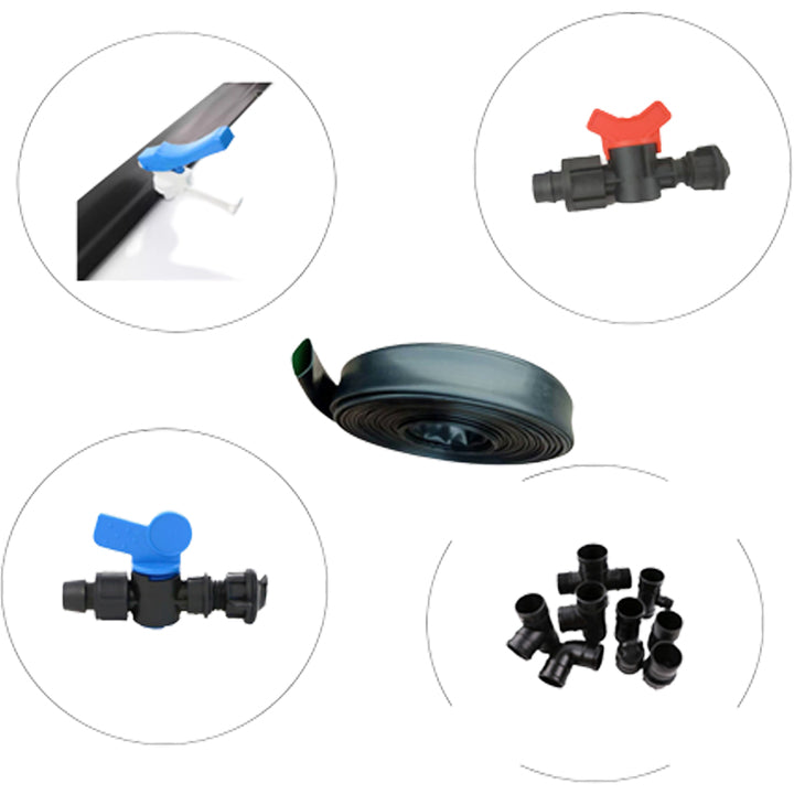 1 Hectare Irrigation Kit16mm Drip Tape 63mm Water Hose Drip Tape for Agricultural Irrigation System