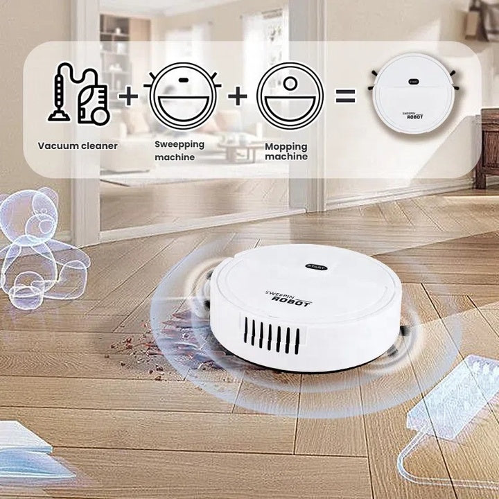 Household Battery Automatic Cleaning Dust Collector Mopping Home Robot Vacuum Cleaner