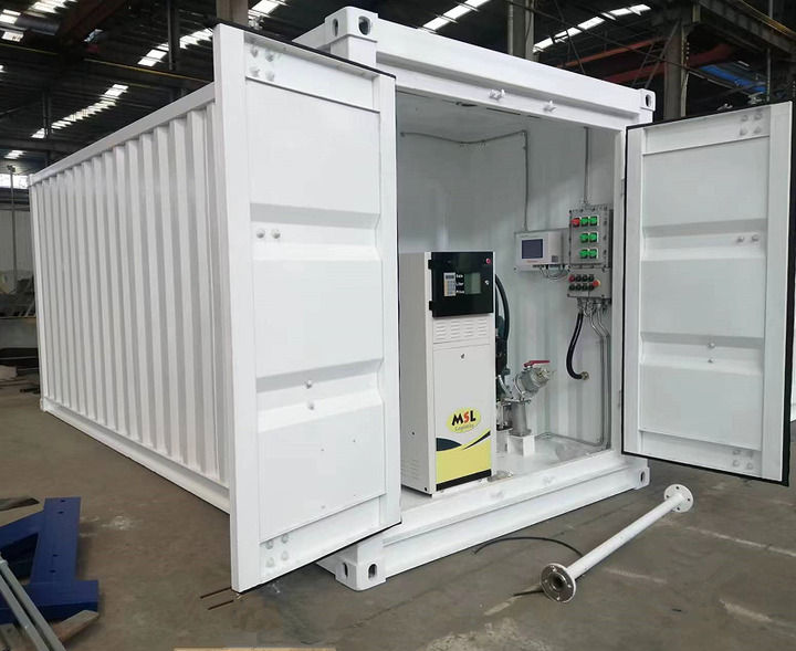 Artificial Intelligence Mobile Fuel Station Gas Container diesel Fuel Pump 1000liter Cryogenic Storage tank lpg Tanker for Sale