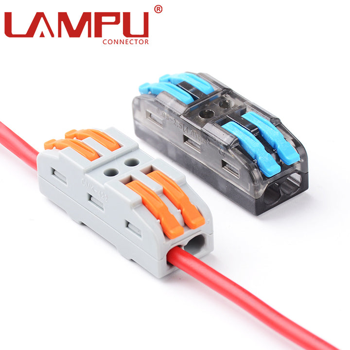 2P/34P/6P/8P/10P Factory Universal High Quality Lever Crimp Terminal Block Push-in Quick Wire Connector for Power Distribution