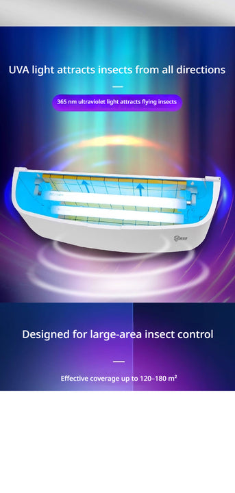 Indoor Fly Trap with UV Light Plug in Fly Trap and Indoor Bug Catcher Lamp