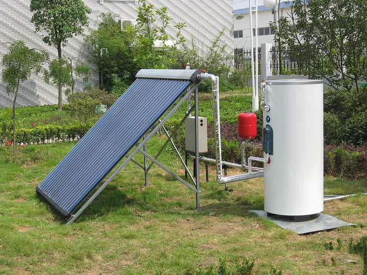 HANDA High Quality Outdoor and Garage Use Solar Water Heater System 100L 200L 300L Split Pressurized Evacuated Tube Type