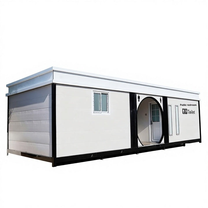 Integrated Environmental Protection Plastic Outdoor Mobile Public Restroom Toilet for Park Site