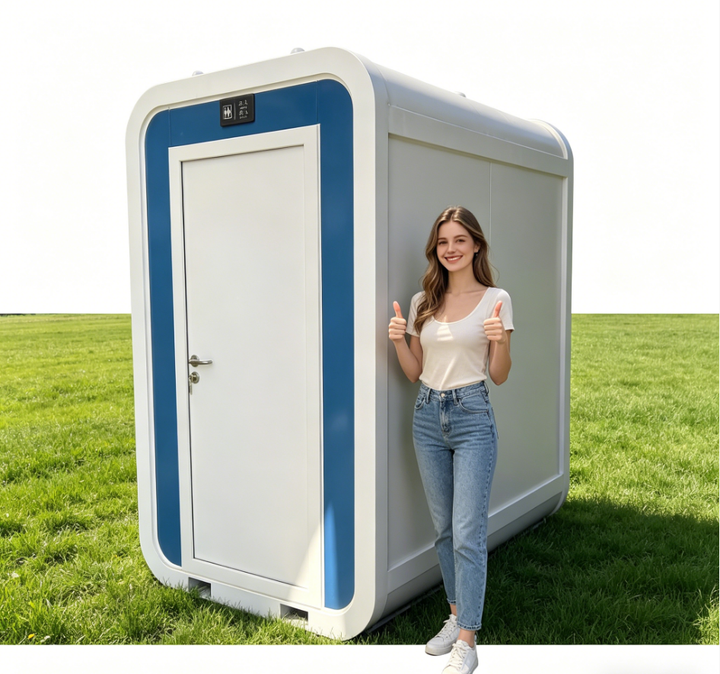 China Luxury Restroom Self Container Wc Toilets Prefab Outdoor Portable Smart Modular Public Container Toilet