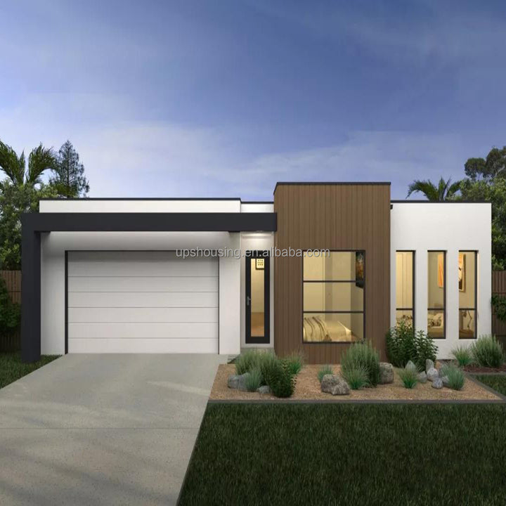 Economical Fast Assembled Prefabricated Two Bedroom Panel House for Villas and Carports Made of Durable Sandwich Panels