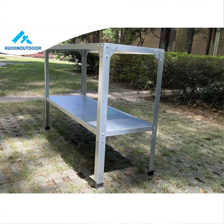 Stainless Steel Metal Shelf Flower Shelf for Supermarket Greenhouse Not Coated Propagator Kits Easy Metal Storage for Gardens