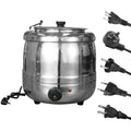 Restaurant Equipment 10L Stainless Steel Commercial Electric Soup Kettle Pot Hotel Buffet Food Warmer