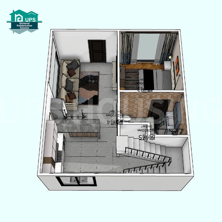 Fast Modular Installation Prefab House , Ready Made House , Prefabricated Luxury Homes