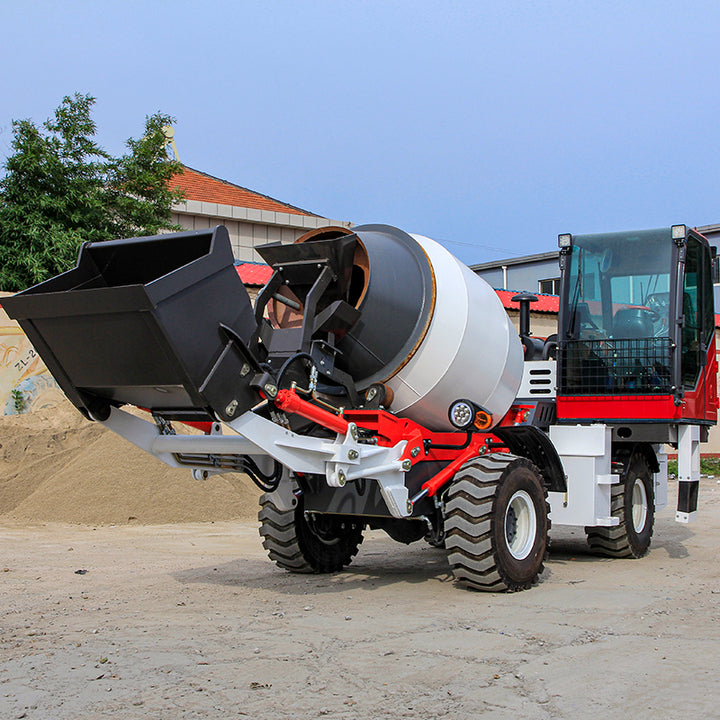 Free Shipping 3.5 Cubic Meter Automatic Water Self Loading Cement Concrete Mixer Truck Ready Mix Concrete Mixer Truck Price