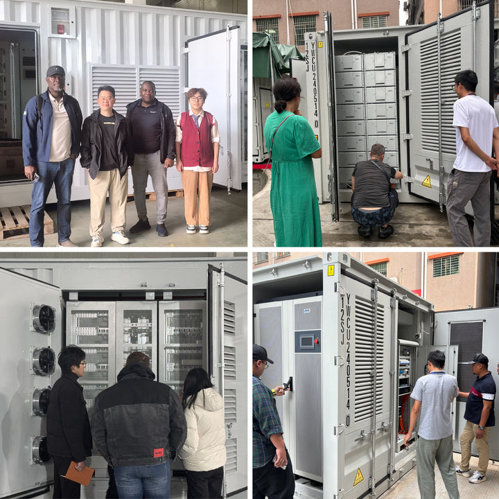 Sunark Hybrid Renewable Solar Energy Storage Container Bess 500KWh 800KWh 1MW Smart ESS Solution Lithium Ion LiFePO4 10 Year