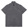 2023 Summer 100% cotton soft loose elastic short sleeve stripe polo t shirt for men