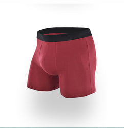 Custom Logo Cotton Men Underwear Plus Size  Breathable Boxer Briefs