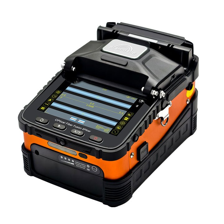 AI-5Pro Fiber Fusion Splicer FTTH GPRS Optical Fiber Welding Machine AC 220V 5-Year Warranty LC/SC Connector HILINK