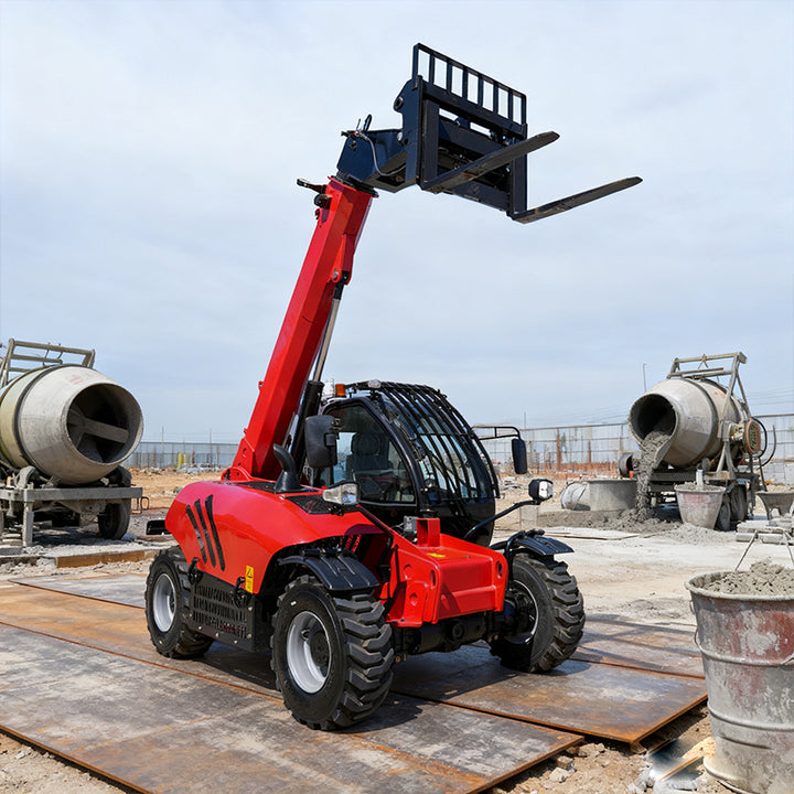 2.5 Ton Compact Front Shovel Boom Small Telehandler Telescopic Loader Manufacturer Mini Telehandler Telescopic Forklift
