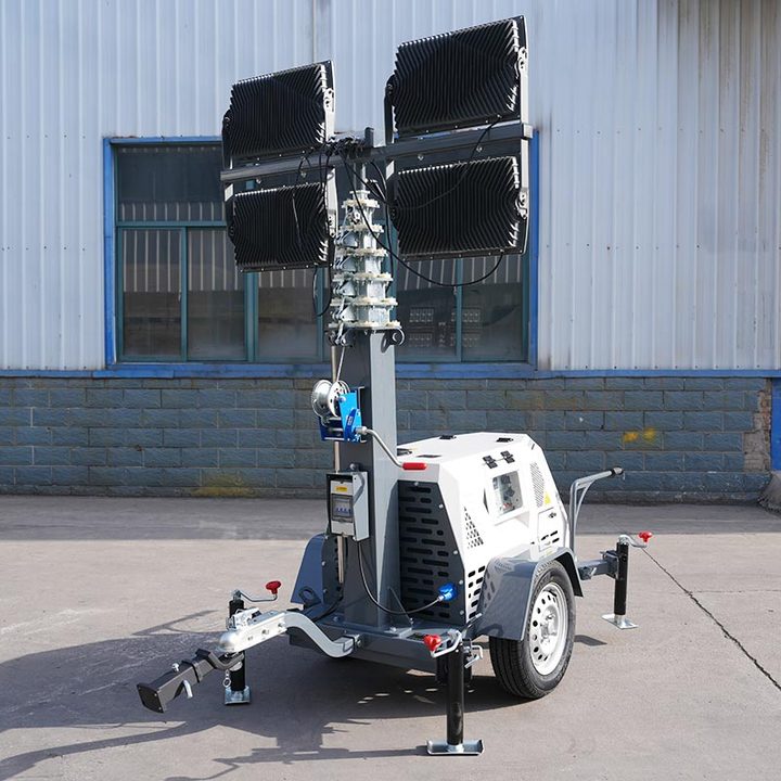 Latest Type Heavy Duty Beer Tower Lights Balloon Light Tower 200w Tower Light Generator