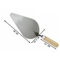 Wood Handle Round Shovel Trowel Wall Plaster Manganese Steel Construction Concrete Masonry Tools