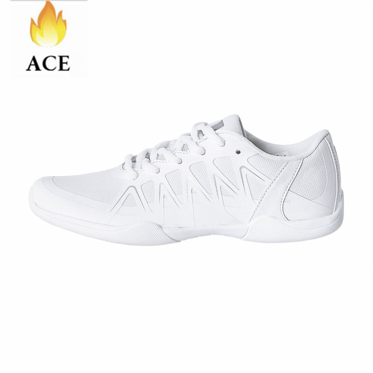 Custom Women's Dance Shoes White Fitness Black  cheerleading shoes