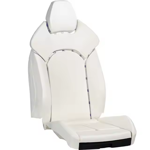 Premium Electric Car Seats - Black Orange Leather Honeycomb Stitching Ergonomic Support Interior Upgrade Comfort