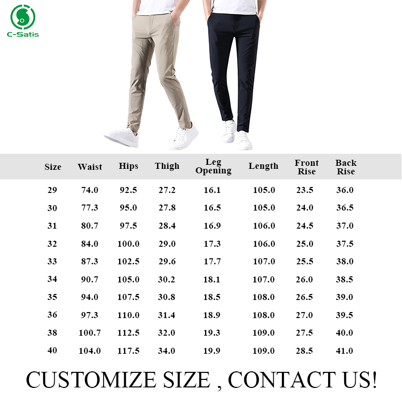 OEM Cotton Trouser New Style Casual Chino Pants For Men Essentials Men's Classic-Fit Stretch Golf Pant