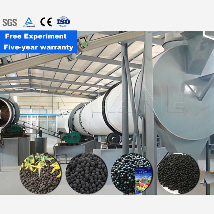 LANE Fully Automatic Vermicompost & Organic Waste Fertilizer Plant with Drying System