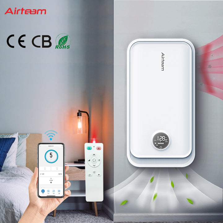 Single Room Wall Mounted Mechanical ERV Ventilation System Unit air Recuperator