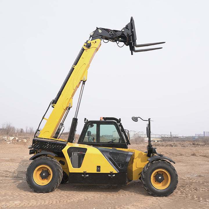 Chinese Mini Telescopic Loader 4x4 Diesel Engine Rough Terrain Forklift with Automatic Transmission