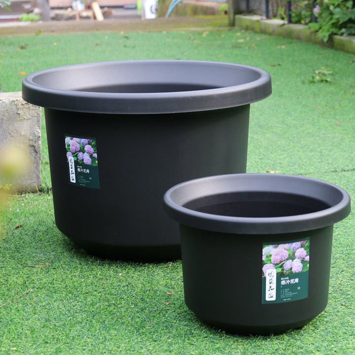 Outdoor Garden Durable Round Big Planters Vegetable Tree Plastic Large Flower Pot of Plants