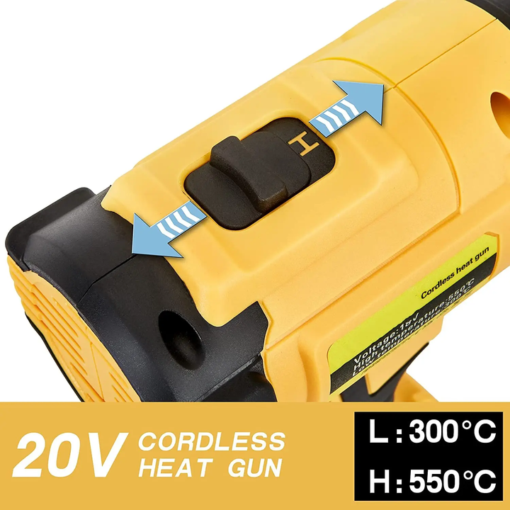 High Power Spray Battery Operated Heat DIY Spray Gun Rechargeable Lithium Wireless Heat Gun