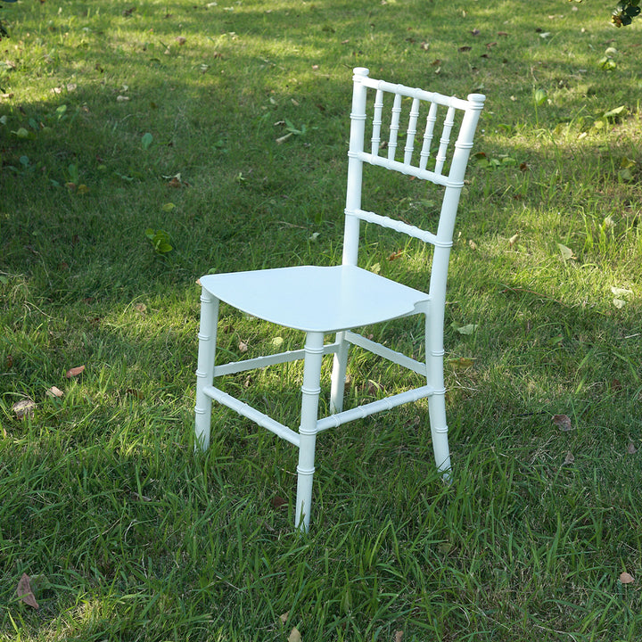 Restaurant Kids Fashion White Wedding Events Chiavari Stackable Chairs Pink Chavari Chairs for Games