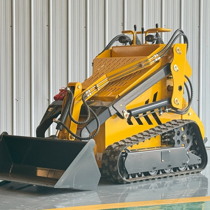 Multiful Micro Electric Farm Home Use Skid Steer Loader Machinery Mini Loader Skid Steer Equipment