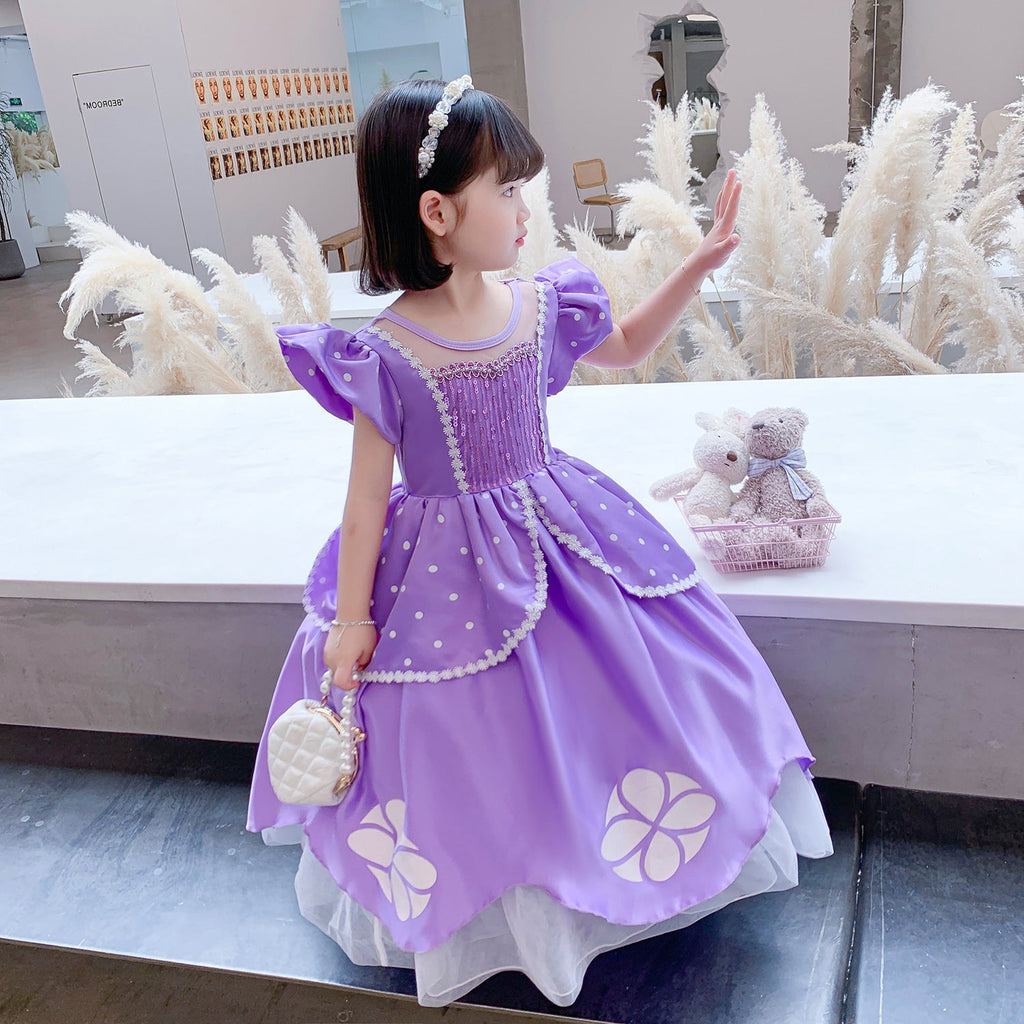 RTS Kids Dresses for Girls Party Wear Princess Inspired Dress Girl Ready to Ship