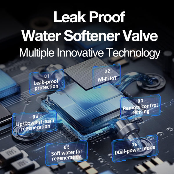 Smart Automatic Residential Softener System for Household Salt Regeneration Home Soft Water Treatment