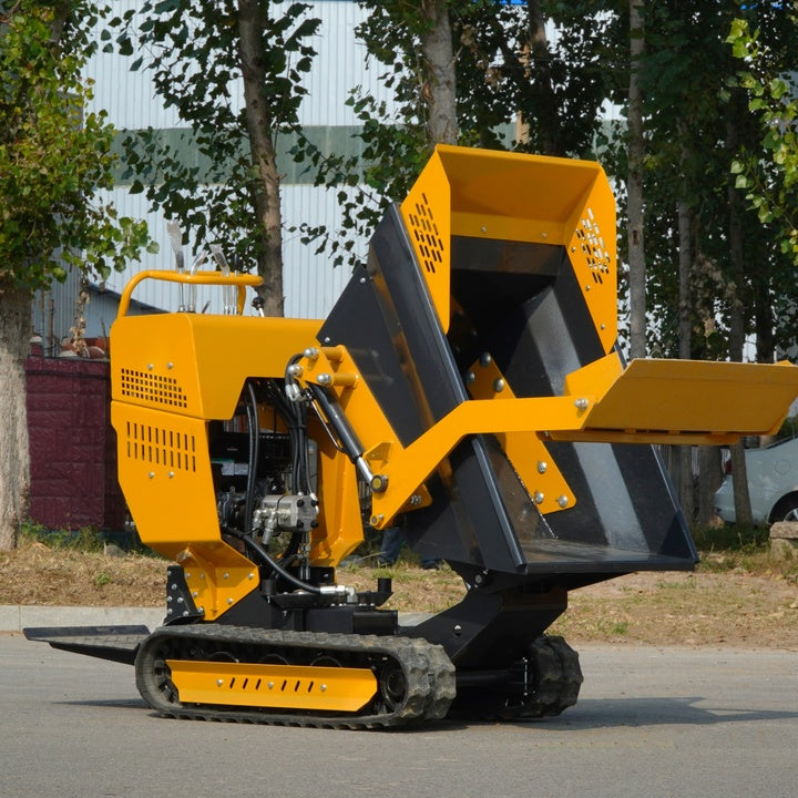 Mini Dumper Crawler Hydraulic Mini Dumper Crawler 500R Rotating Dump Truck Agricultural Transport Vehicle