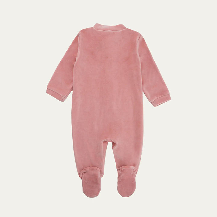 Organic Cotton Baby Onesie Velour Baby Footie Fleece Sleeper Infant Sleep Suit Custom Baby Romper Winter Pajama Newborn Clothes