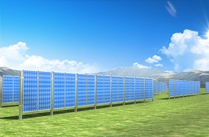 Yuens Vertical Solar Fence Solar Panel Ground Mounting Brackets Solar Frame