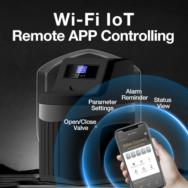 Smart Automatic Residential Softener System for Household Salt Regeneration Home Soft Water Treatment
